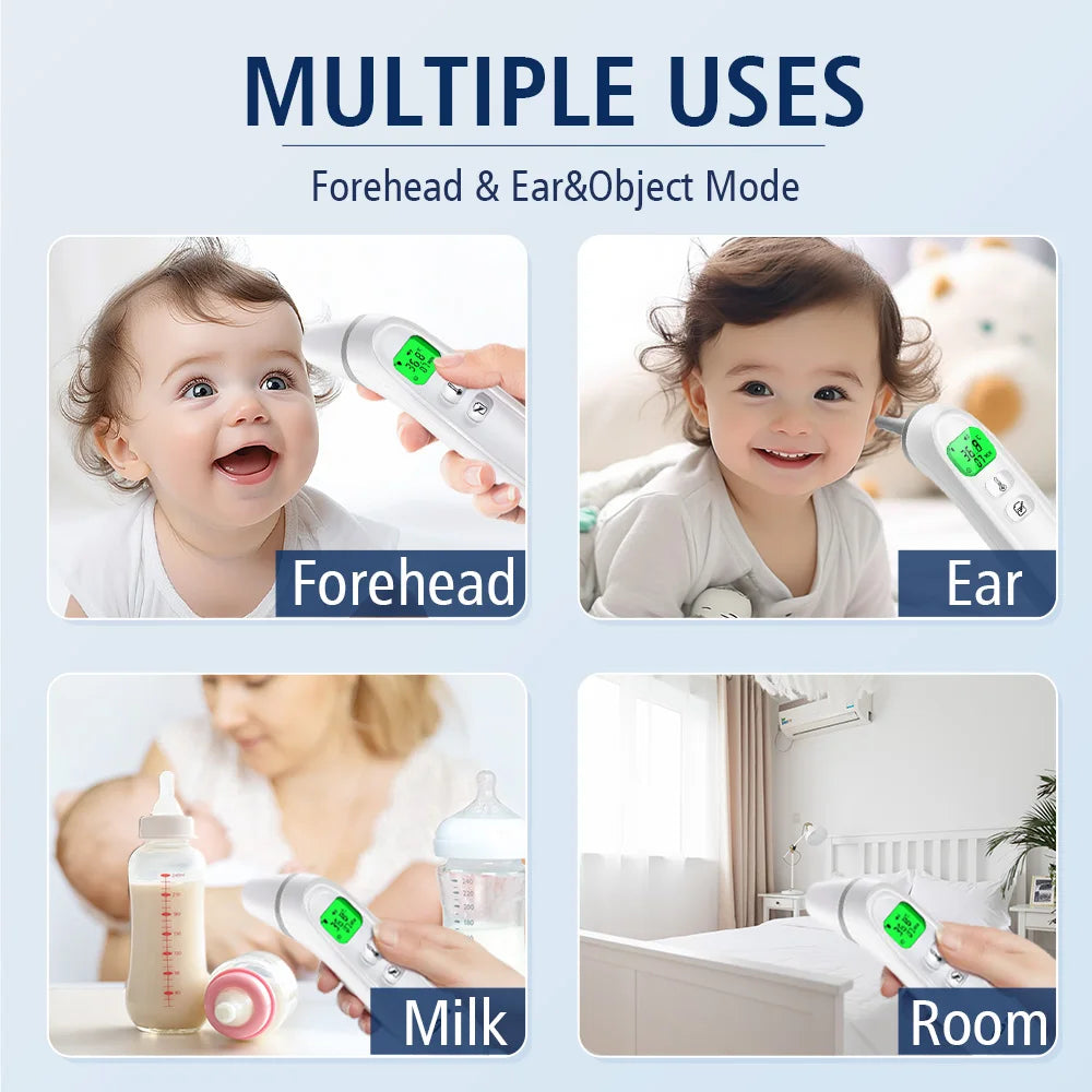 Cofoe Infrared Fever Thermometer Medical Household Digital LCD Infant Adult Non-contact Body Temperature Ear Thermometer