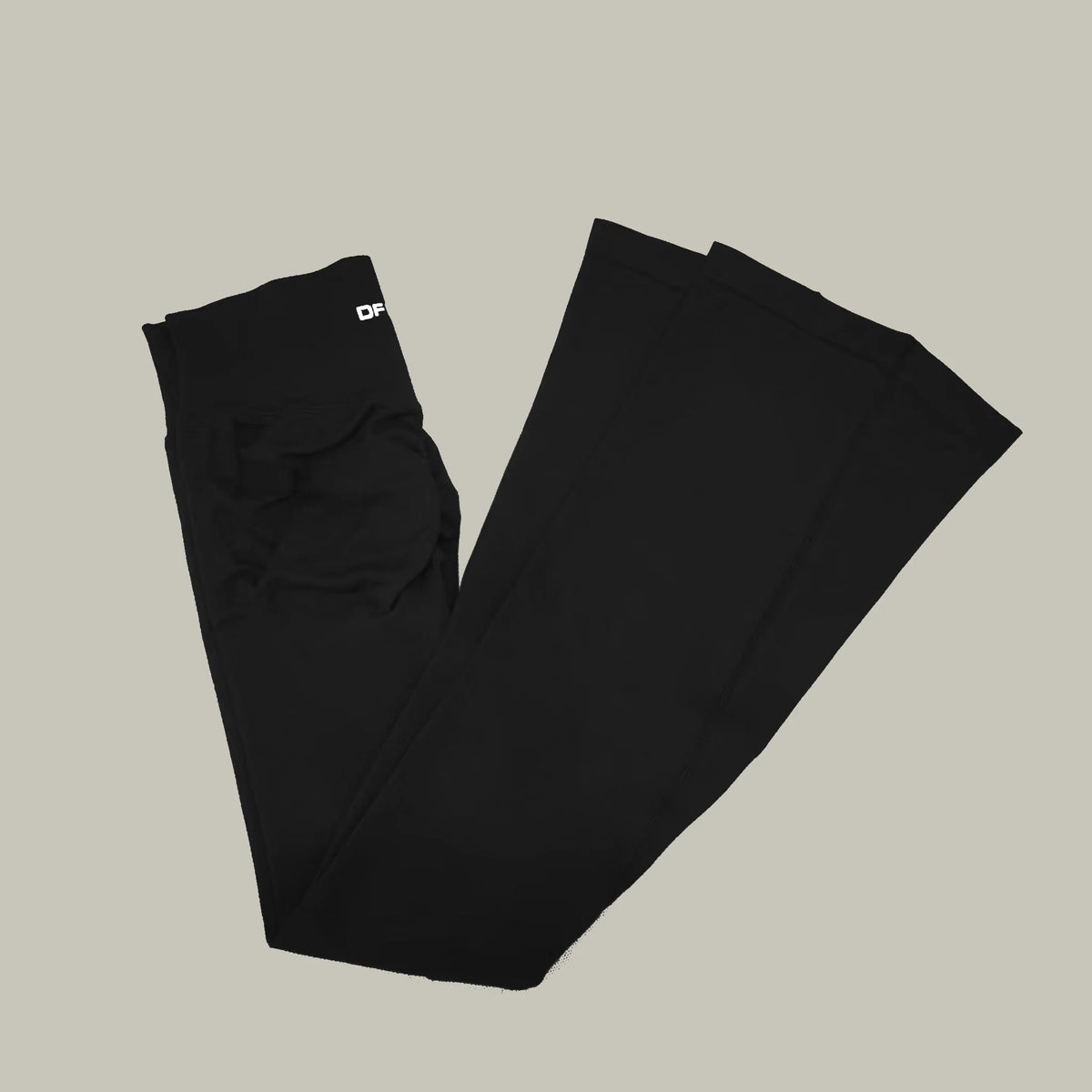 DF-LOGO Women Seamless Flared Leggings Quick Dry Breathable Butt Lifting Flare Yoga Pants Gym Fitness Pilates Workout Sports