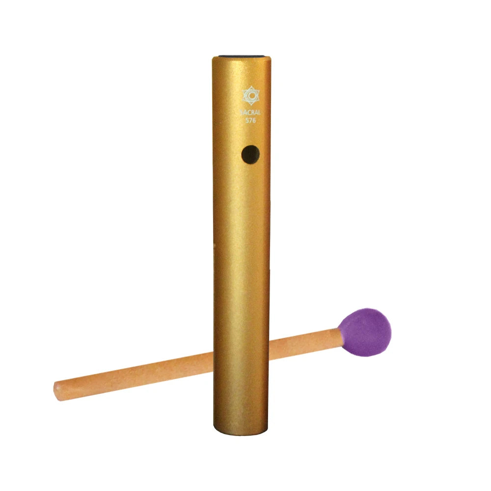 Seven Charkas Metal Wah-Wah Tube Colorful Wind Chimes Sound Healing Instruments for Yoga and Meditation