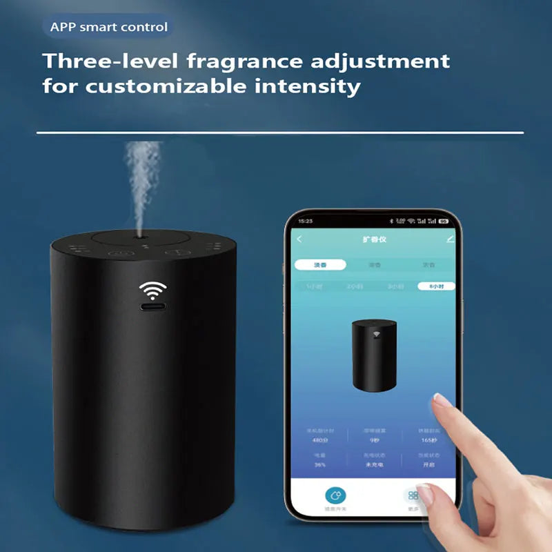 Car Flavoring Diffuser Electric Fragrance Air Freshener Portable Waterless Oil Diffuser for Cars Home Bedroom Air Humidifier