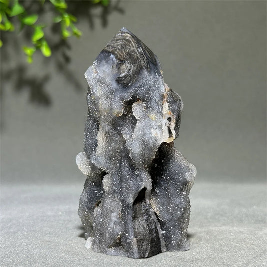 Natural Quartz Sphalerite Original Stone Obelisk Spiritual Therapy Meditation Witchcraft Best Collection Energy Home Decoration