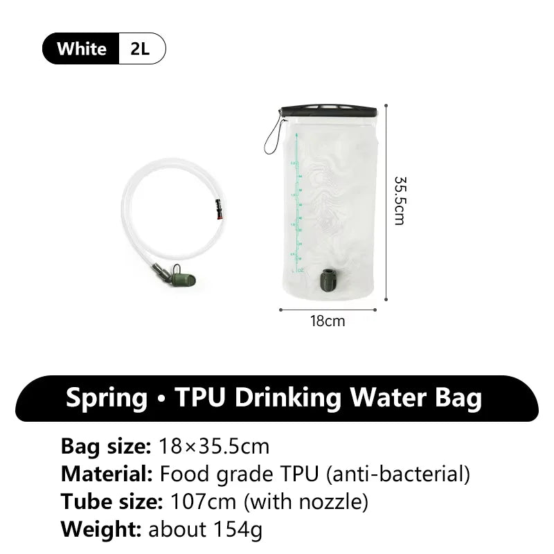 Naturehike Spring Water Bag Outdoor Camping Hiking Trekking Climbing Drinking Bottle