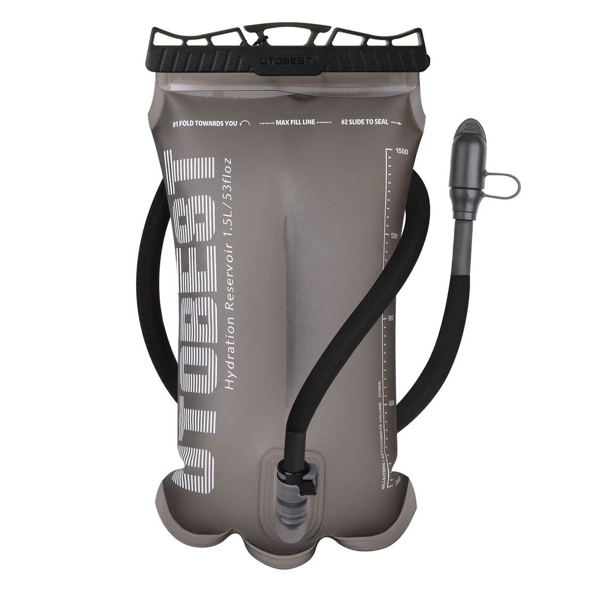 UTOBEST 1.5L/2L/3L Water Bladder Hydration Pack Reservoir TPU Water Storage Bag for Camping Cycling Running Hiking