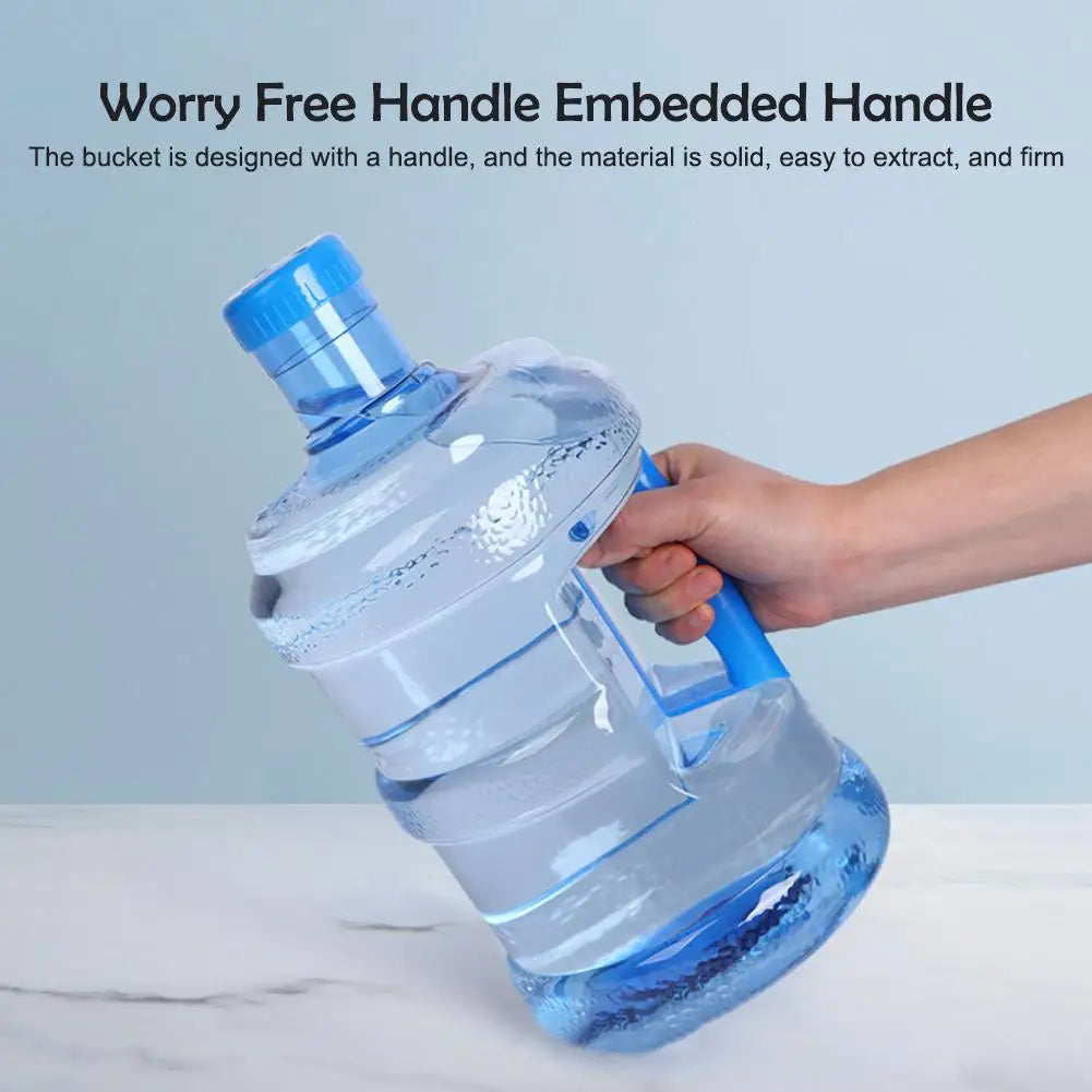 5L/7.5L Thickened PET Water Bottle Jug Reusable Empty Pure Water Bottle Jug Portable Mineral Water Container Outdoor Storage