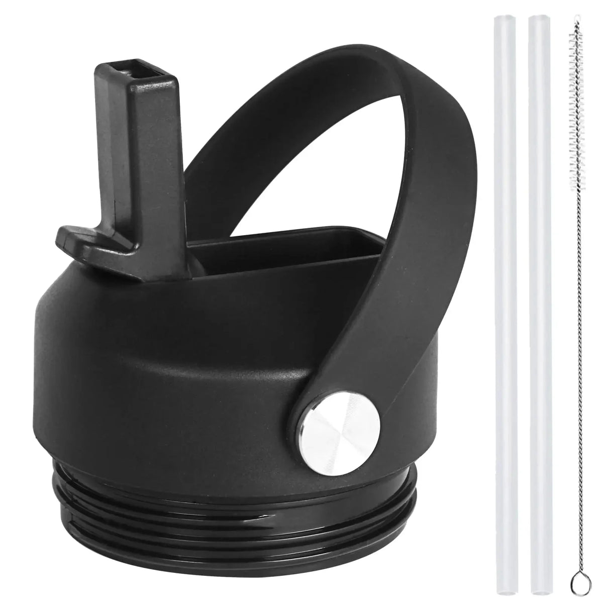 Straw lid for Yeti Water Bottle 18 26 36 64 oz, Replacement Cap Straw Cap for RTIC and Yeti Bottle, Lid with Straws