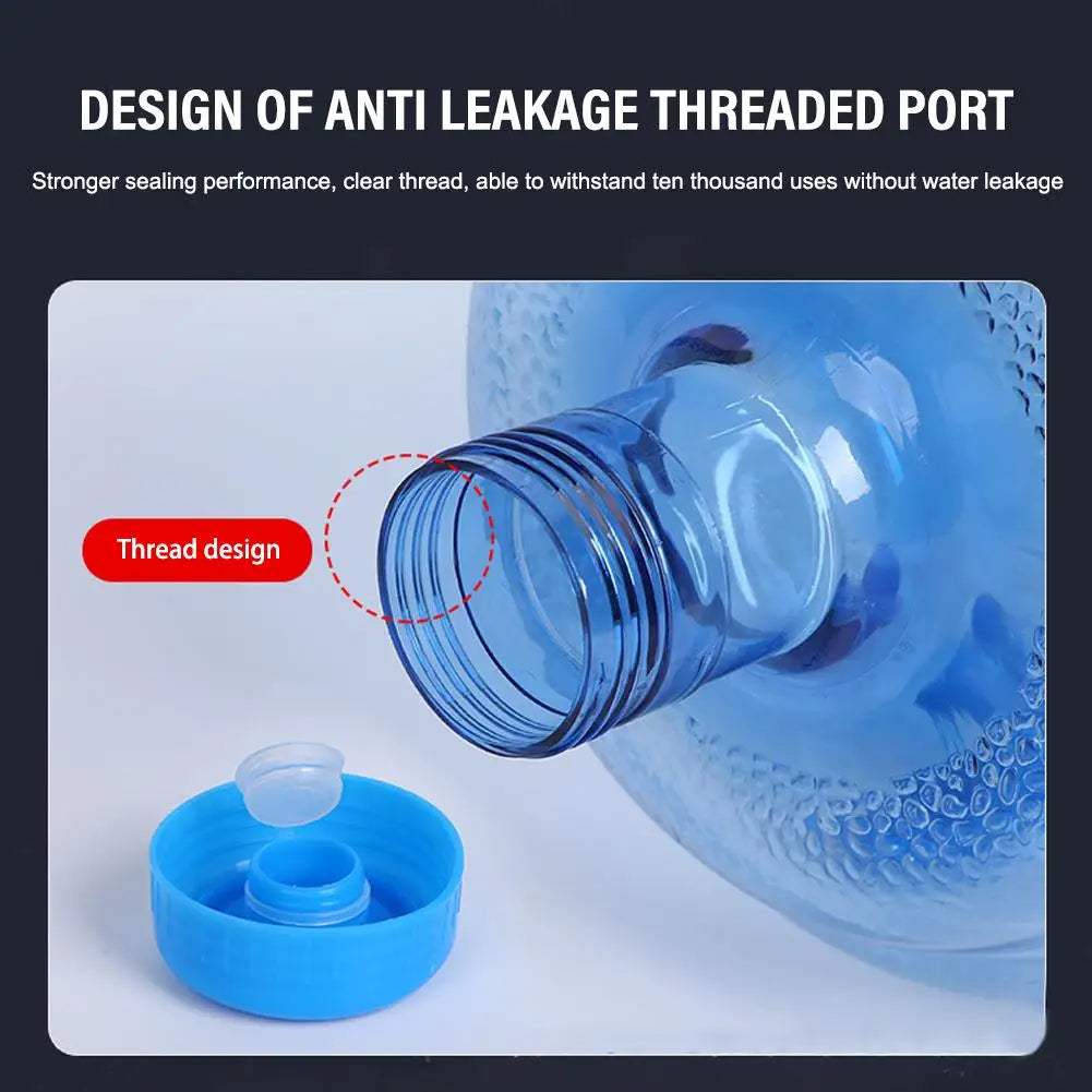 5L/7.5L Thickened PET Water Bottle Jug Reusable Empty Pure Water Bottle Jug Portable Mineral Water Container Outdoor Storage
