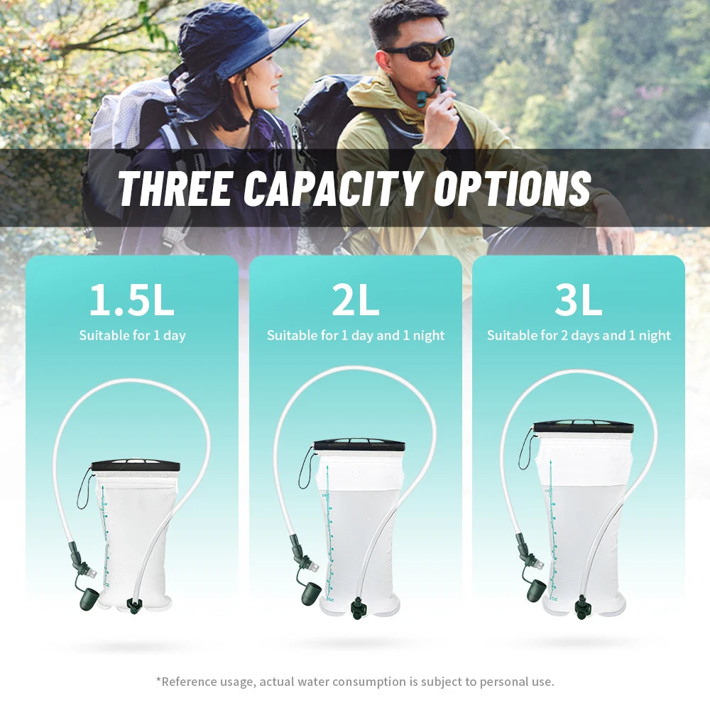 Naturehike Spring Water Bag Outdoor Camping Hiking Trekking Climbing Drinking Bottle