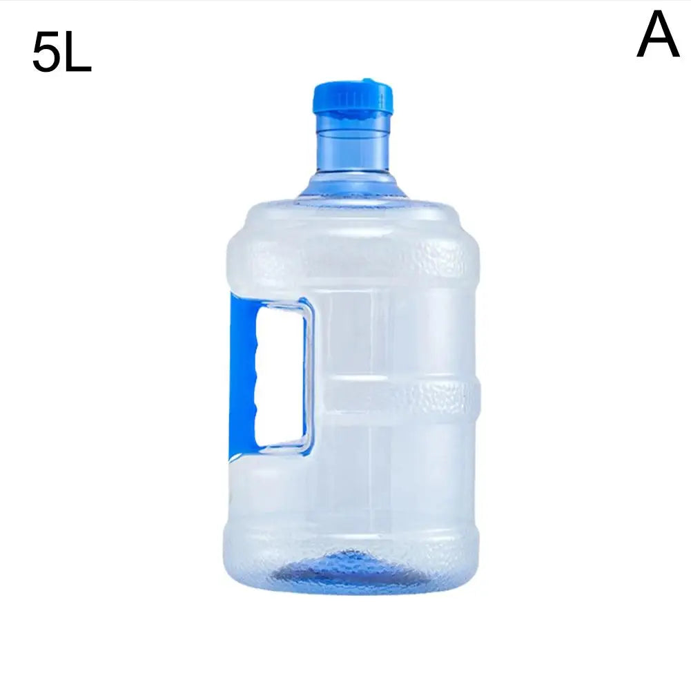 5L/7.5L Thickened PET Water Bottle Jug Reusable Empty Pure Water Bottle Jug Portable Mineral Water Container Outdoor Storage