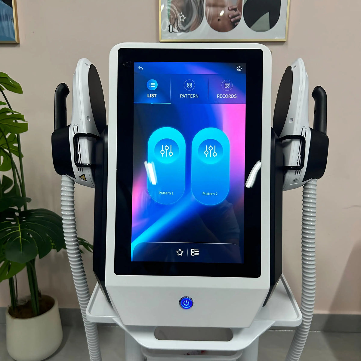 MYOslim HI‑EMT Body Sculpt Machine Dual Handles Muscle Building Fat Burning Buttock Lifting Pelvic Floor Repair Salon Device