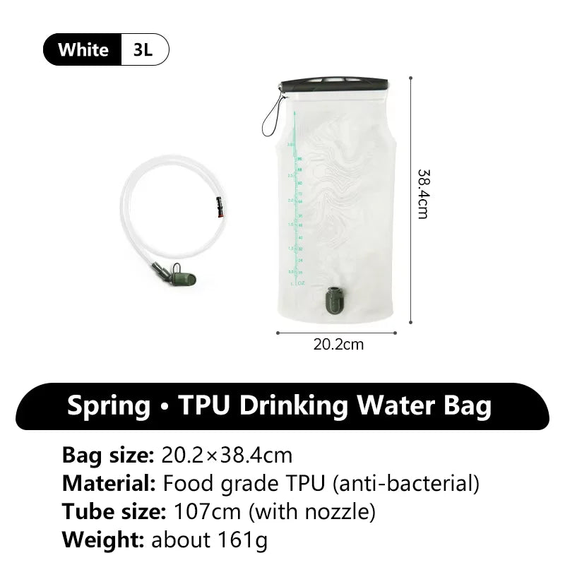 Naturehike Spring Water Bag Outdoor Camping Hiking Trekking Climbing Drinking Bottle