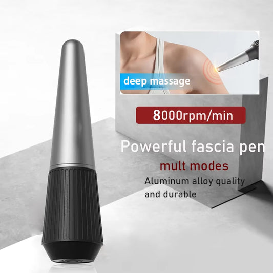 Acupuncture Fascia Pen Deep Tissue Vibration Massager Reflexology Body Massage Tool Trigger Point Massage Stick Muscle Relax