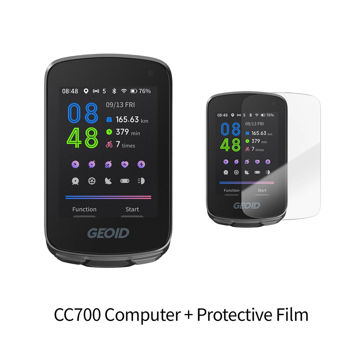 GEOID CC700/PRO Bike Computer Wireless Color Screen Bicycle Speedometer ANT+ WIFI Cycling Speedometer IPX7 Waterproof Odometer